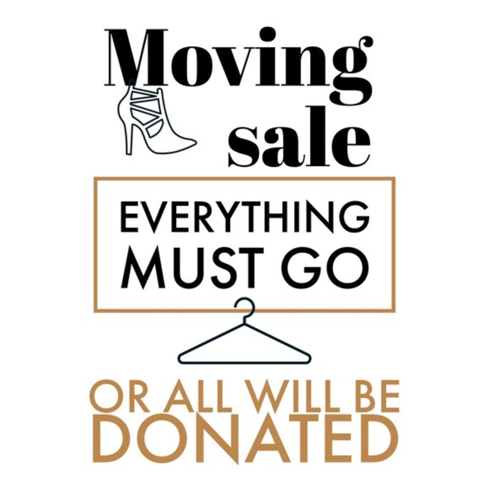 MOVING! ALL DONATED!